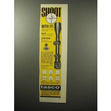 1970 Tasco #627W Super Marksman Scope Ad - Shoot