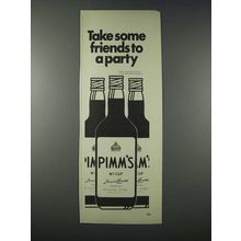 1977 Pimm's No 1 Cup Ad - Take Some Friends