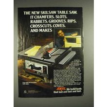 1982 Skil Skilsaw 8-1/4" Table Saw Ad