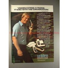 1982 Uniden Extend-a-phone Ad w/ Jack Nicklaus - NICE!!