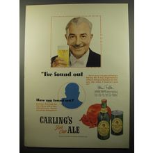 1950 Carling's Red Cap Ale Advertisement - Arthur Fiedler - I've found out
