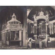 Rome Confessional Lorenzo Di Prassede 2x Roma Old Postcard s