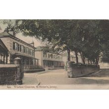Windsor Crescent St Heliers Jersey Antique Postcard