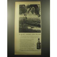 1959 Jack Daniel's Whiskey Ad - A quiet home for ducks