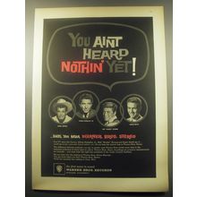 1959 Warner Bros. Records Ad - You ain't heard Nothin' Yet