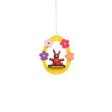11-0601 - Christian Ulbricht Ornament - Baby Bunny in Egg - 2.25"H x 1.9"W x ...