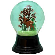 PR1566 - Perzy Snowglobe - Medium Doe with Tree - 5"H x 3"W x 3"D