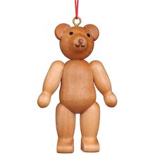 10-0211 - Christian Ulbricht Ornament - Teddy Bear - 2.75"H x 1.75"W x .75"D