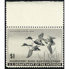 RW12, Mint VF NH $1 Federal Duck - SCV $100.00 .. Stuart Katz