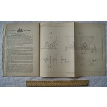 1890 Patent No. 16,705 supports ships' boats, van Sluys, Jzn, Velzen, Holland