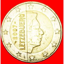 Ⰶ FRANCE NON-PHALLIC (2007-2025): LUXEMBOURG ★ 2 EUROS 2007★LOW START★NO RESERVE