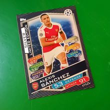 Match Attax Champions League 2016/17 Alexis Sanchez Silver Limited Edition LEPC