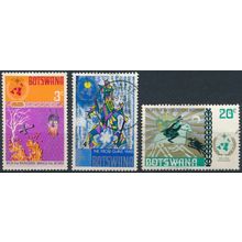 Centenary of IMO/WMO: 3 Values - Botswana 1973 - FH & NM H - SG 304 & 306/7