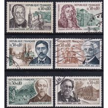 France 1966 SG 1702-7 Used - Red Cross Semi-postal (C-484 (3))
