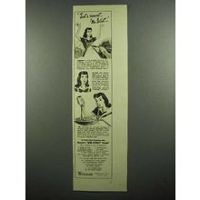 1942 Wesson Oil Ad - Just a Moment Mr. Artist