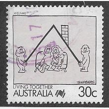 AUS 1988 30c 'LIVING TOGETHER - WELFARE' FINE USED (EBID67-164)