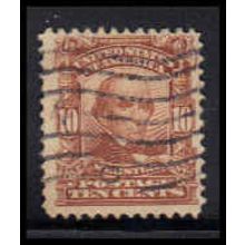 Used 307 10c Daniel Webster Just Clears K0236