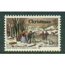1702 13c Winter Scene Fine MNH MA0657 (16)