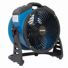 XPOWER CFM 4 Speed Industrial Axial Air Mover, Blower, Fan with Built-in Powe...