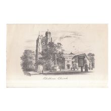 CHILHAM CHURCH ..unused vintage NOTELET by Judges =