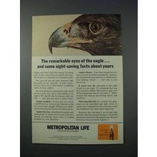 1963 Metropolitan Life Insurance Ad - Eyes of the Eagle