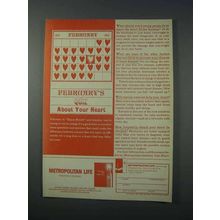 1963 Metropolitan Life Insurance Ad - February's Quiz