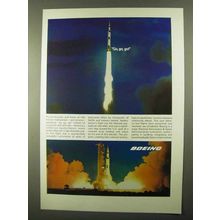 1968 Boeing Apollo/Saturn Moon Rocket Ad - Go, Go, Go!