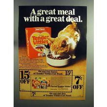 1977 Purina Tender Vittles Cat Food Ad!