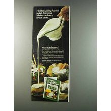 1981 Hidden Valley Ranch Dressing Ad - Ordinary Foods