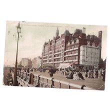METROPOLE HOTEL, BRIGHTON, SUSSEX used antique postcard 1909 postmark =