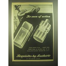 1945 Lentheric Tanbark Cologne and After-shave lotion Advertisement
