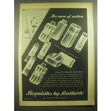 1945 Lentheric Men's Toiletries Ad - For men of action