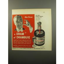 1950 Drambuie Cordial Advertisement