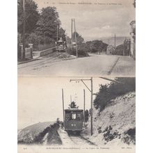 Bon Secours Bonsecours Tram Tramway Antique 2x French Postcard