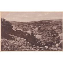 Over Highlow Bretton Clough Havesage WW2 Derby Postcard
