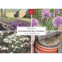 Dronfield Hall Barn Gardens Derby Advertising Postcard