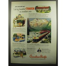 1953 Canadian Pacific Advertisement - Let yourself go!