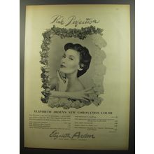 1953 Elizabeth Arden Pink Perfection Makeup Advertisement