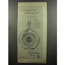1953 Guerlain Shalimar Eau de Cologne Ad - So delightful to use - so flattering