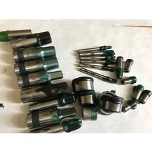 lot 25 BALL LOCK PUNCHES & DIE BUTTONS,LANE PUNCH 376394-1,MOELLER MER032-100,AC