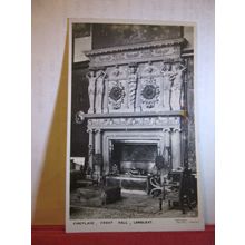 FIRE PLACE, LONGLEAT, GREAT HALL, Warminster, WILTSHIRE unused postcard RP =