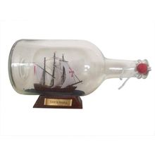 Pack Of 2] Santa Maria Model Ship in a Glass Bottle 9""