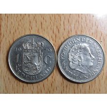 Netherlands 1979 1 Guilden Coin