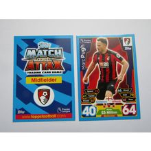 14. Marc Pugh - AFC Bournemouth - Match Attax 2017/18 Football Card EF1
