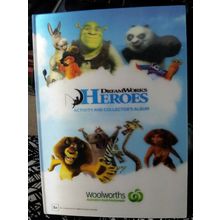 dreamworks heroes activity & collectors album complete
