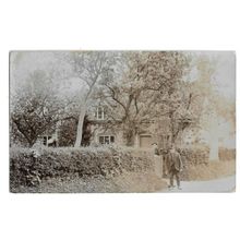 Cottage In Chattisham, Near Ipswich, Suffolk, RP Postcard.