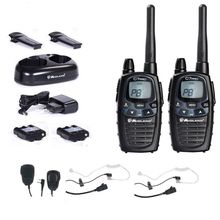 WALKIE TALKIE MIDLAND G7 PRO +2 MICRO DE MANO +2 MICRO AURICULARES TRANSPARENTES