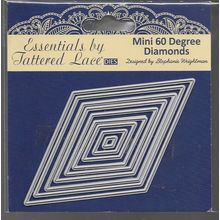 Tattered Lace. Mini 60 Degree Diamonds Die Set. Die Cutting Cardmaking Crafts