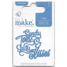 Cut & Make. Sandy Toes Die Set. Die Cutting Cardmaking Scrapbooking Crafts