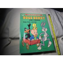 1985 Warner Bros.Looney Tunes BUGS BUNNY AND FRIENDS Coloring Book! NM-! Read!!
